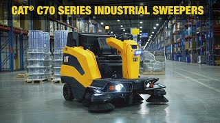 Cat® C70R Ride-On Sweeper, 70\