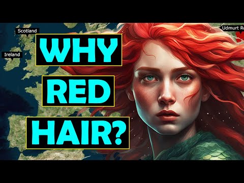 How did the Irish get red hair?