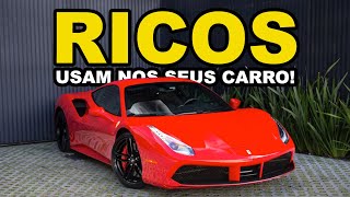 Por que TODO o CARRO de RICO tem PPF?