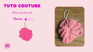 Tuto couture : coudre une fleur de douche | Chtipops Créations