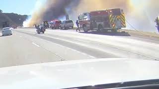 Video captures early moments Lilac Fire erupted in San Diego