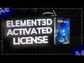 Element 3D Free Download  // After Effects // Activated license // 2026 // v2.2.3