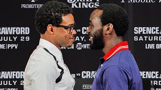 ERROL SPENCE JR VS TERENCE CRAWFORD • FIRST FACE OFF VIDEO