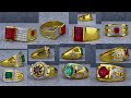 Gold Gemstone Rings for Men 2022 with Weight and Price l gold rings for men...