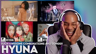 HYUNA | 'Attitude', + 'Trouble Maker', 'Now' + Triple H '365 Fresh', 'Retro Future' mV REACTION