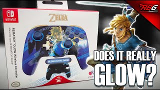 PDP REMATCH GLOW Wireless Controller for Nintendo Switch - Unboxing \u0026 Testing The Glow! - Zelda Ver.