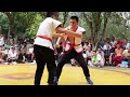 最后这跤漂亮，天津复兴公园。少华跤场chinese amateur wrestling