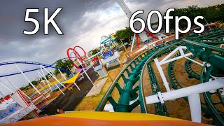 Hornet front seat on-ride 5K POV @60fps Wonderland Amusement Park