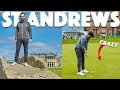 Can I BREAK 75 at St Andrews? (ft CRAZY EAGLE) #Break75 S2E6