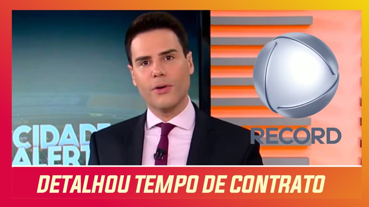 Luiz Bacci Da Detalhes Do Tempo De Contrato Com A Record Youtube