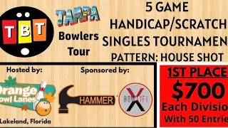 TBT 5 Game Handicap and Scratch Tournament