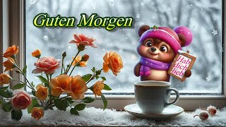 Guten Morgen ☕  Liebe Grüße am Freitag und vergesse nicht zu lächeln damit dein Tag schön wird 💗