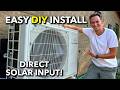 EG4 Hybrid SOLAR Mini Split DIY Install (Pre-Charged) | Direct PV Input For Maximum Efficiency!