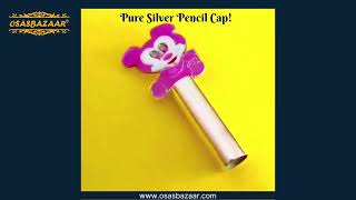 Pure Silver Pencil Cap!!  Osasbazaar  -  Pure BIS Hallmarked