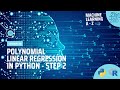Learn Machine Learning | Polynomial Regression in Python - Step 2