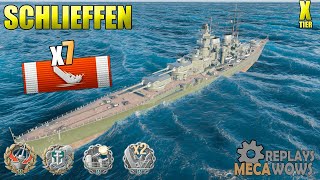 BattleShip Schlieffen 7 Kills \u0026 138K Damage | World of Warships