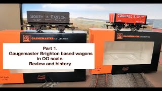 Gaugemaster Brighton based wagons in OO scale. Review and History