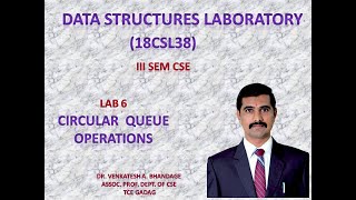 Lab 6: Circular queue operations