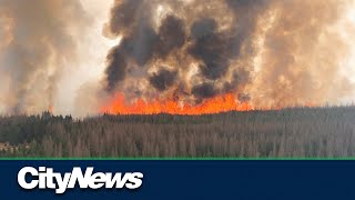 Wildfires continue to grow around Edmonton as province remains dry