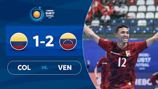 COLOMBIA vs. VENEZUELA [1-2] | RESUMEN | CONMEBOL #Sub17FS 2022
