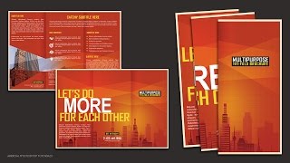 Designing a Multipurpose Tri fold Brochure In Photoshop