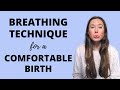 HYPNOBIRTHING BREATHING TECHNIQUE FOR A CALM LABOUR | Down Breathing | How to PUSH a baby out!