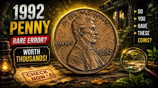 DO YOU HAVE THESE 1992 PENNIES? Hidden Errors Worth THOUSANDS!