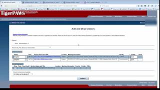How to Register on TigerPAWS - Basic Search & Register