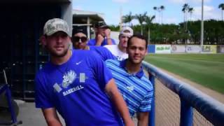 @FGCUEagles Men's Seniors take on Bieber!