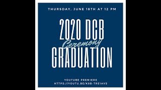 DCB Graduation Ceremony 2020