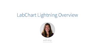 Getting Started with LabChart Lightning
