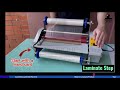 stampohc laminate machine tutorial ｜hot and cold laminating single and double laminating