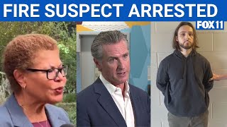 California leaders react to arrest of Palisades Fire suspect Jonathan Rinderknecht