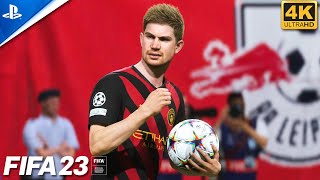 FIFA 23 - Leipzig vs Manchester City | UEFA Champions League 2023 | PS5™ [4K 60FPS]