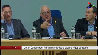 Olot en Comú critica la poca voluntat de pacte de l’equip de govern