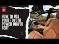 How to Use Your Toyota Power Driver Seat   A Complete Guide for Toyota Owners