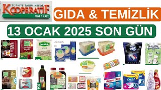 TARIM KREDİ MARKET SON GÜN 13 OCAK 2025 AKTÜEL KATALOĞU/GIDA ÜRÜNLERİ/TEMİZLİK ÜRÜNLERİ #tarımkredi