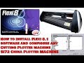 How to Install Flexi 8.1 software and configure any Cutting Plotter machine SI72 China Plotter