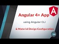 MATERIAL DESIGN SETUP  in an ANGULAR Application