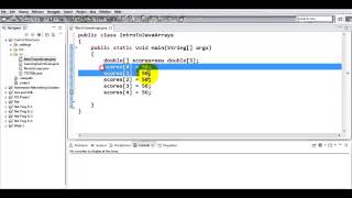 Java Tutorial - Working with Arrays Part 1