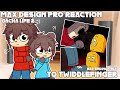 MAX DESIGN PRO CHARACTERS react to TWIDDLEFINGER FNF MOD (BAD ENDING ONLY)