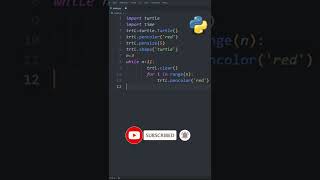 How to draw shapes using python turtle #shorts