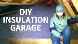 Insulating Garage, DIY, Cellulose Attic and Walls