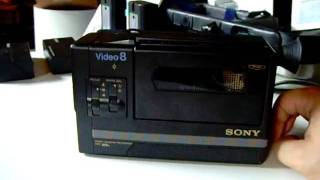 Sony Video 8 Camcorder Flashback - Working Demo