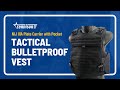 Wholesale NIJ IIIA Tactical Bulletproof Vest Plate Carrier with Pocket