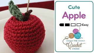 Crochet Apple | EASY | The Crochet Crowd