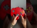 Close-up look at Japan, Red N64 Controller! #retro #gaming #nintendo