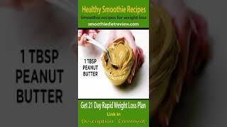 Peanut Butter Chocolate Smoothie Recipe For Detox Cleanse #shorts