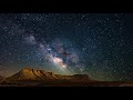 4k【プラネタリウム】⭐リラックス音楽を聴きながら、星空と天の川の絶景を眺める｜睡眠用・作業用｜milky way uhd