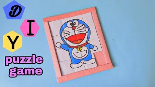 DIY puzzle game /how to make a puzzle/kids game with paper